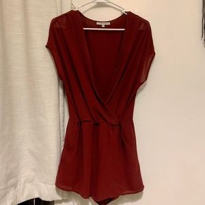 Deep V romper